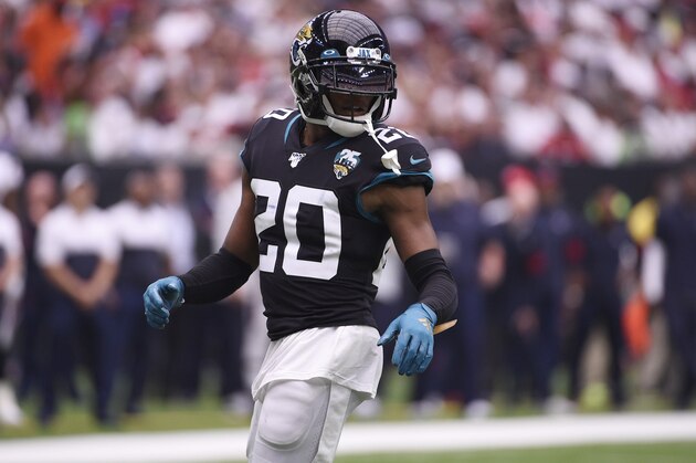 Jacksonville Jaguars cornerback Jalen Ramsey (20) during the second half of an NFL football game against the Houston Texans Sunday, Sept. 15, 2019, in Houston. (AP Photo/Eric Christian Smith)
