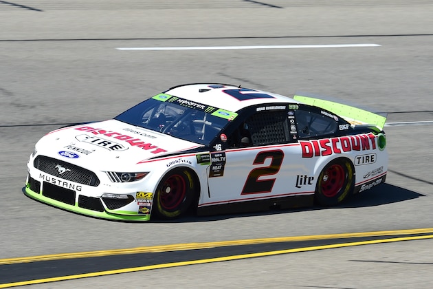 RICHMOND, VIRGINIA - SEPTEMBER 20: Brad Keselowski, driver of the #2 Discount Tire Ford, practices for the Monster Energy NASCAR Cup Series Federated Auto Parts 400 at Richmond Raceway on September 20, 2019 in Richmond, Virginia. (Photo by Jared C. Tilton/Getty Images)