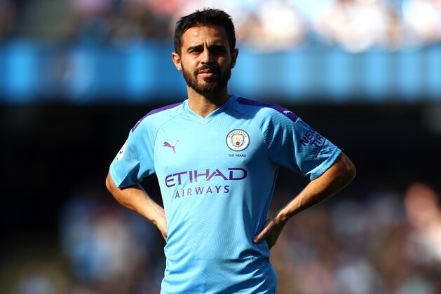 MANCHESTER, ENGLAND - SEPTEMBER 21: Bernardo Silva of Manchester City during the Premier League match between Manchester City and Watford FC at Etihad Stadium on September 21, 2019 in Manchester, United Kingdom. (Photo by Chloe Knott - Danehouse/Getty Images)