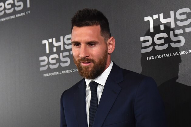 MILAN, ITALY - SEPTEMBER 23:  Lionel Messi attends The Best FIFA Football Awards 2019 at the Teatro Alla Scala on September 23, 2019 in Milan, Italy.  (Photo by Claudio Villa/Getty Images)