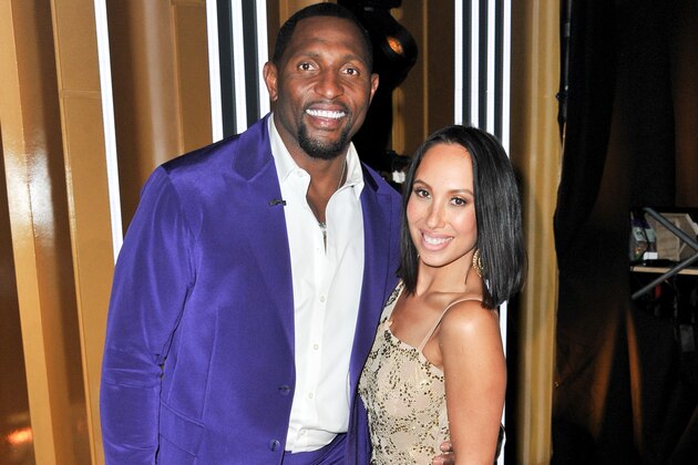 LOS ANGELES, CALIFORNIA - SEPTEMBER 16: Ray Lewis and Cheryl Burke attend the LOS ANGELES, CALIFORNIA - SEPTEMBER 16: Ray Lewis and Cheryl Burke attend the