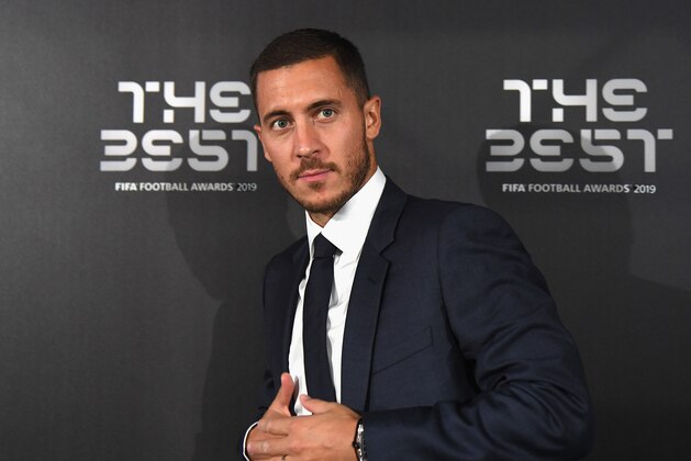 MILAN, ITALY - SEPTEMBER 23:  Eden Hazard attends The Best FIFA Football Awards 2019 at the Teatro Alla Scala on September 23, 2019 in Milan, Italy.  (Photo by Claudio Villa/Getty Images)