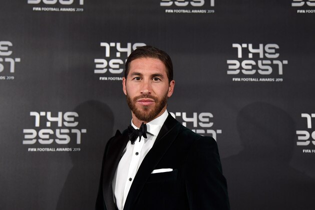 MILAN, ITALY - SEPTEMBER 23:  Sergio Ramos attends The Best FIFA Football Awards 2019 at the Teatro Alla Scala on September 23, 2019 in Milan, Italy.  (Photo by Claudio Villa/Getty Images)