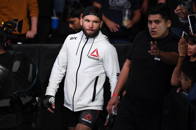 MEXICO CITY, MEXICO - SEPTEMBER 21: Jeremy Stephens prepares to enter the Octagon prior to his featherweight bout against Yair Rodriguez of Mexico during the UFC Fight Night event on September 21, 2019 in Mexico City, Mexico. (Photo by Josh Hedges/Zuffa LLC/Zuffa LLC via Getty Images) MEXICO CITY, MEXICO - SEPTEMBER 21: Jeremy Stephens prepares to enter the Octagon prior to his featherweight bout against Yair Rodriguez of Mexico during the UFC Fight Night event on September 21, 2019 in Mexico City, Mexico. (Photo by Josh Hedges/Zuffa LLC/Zuffa LLC via Getty Images)