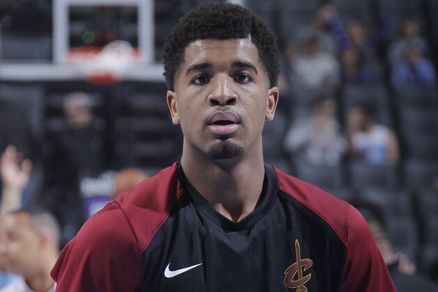 SACRAMENTO, CA - APRIL 4: Marquese Chriss #3 of the Cleveland Cavaliers warms up against the Sacramento Kings on April 4, 2019 at Golden 1 Center in Sacramento, California. NOTE TO USER: User expressly acknowledges and agrees that, by downloading and or using this photograph, User is consenting to the terms and conditions of the Getty Images Agreement. Mandatory Copyright Notice: Copyright 2019 NBAE (Photo by Rocky Widner/NBAE via Getty Images) SACRAMENTO, CA - APRIL 4: Marquese Chriss #3 of the Cleveland Cavaliers warms up against the Sacramento Kings on April 4, 2019 at Golden 1 Center in Sacramento, California. NOTE TO USER: User expressly acknowledges and agrees that, by downloading and or using this photograph, User is consenting to the terms and conditions of the Getty Images Agreement. Mandatory Copyright Notice: Copyright 2019 NBAE (Photo by Rocky Widner/NBAE via Getty Images)