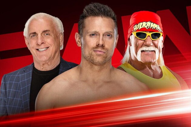 Ric Flair, The Miz and Hulk Hogan.
