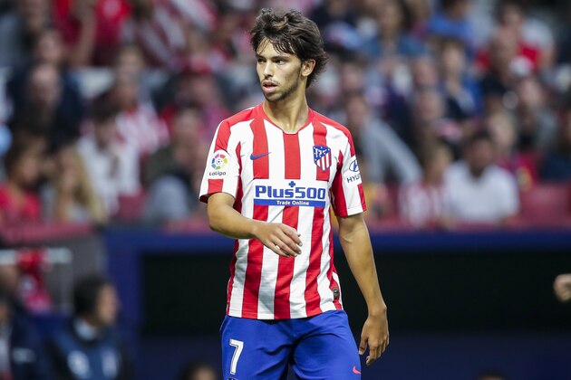 MADRID, SPAIN - SEPTEMBER 21: Joao Felix of Atletico Madrid during the La Liga Santander  match between Atletico Madrid v Celta de Vigo at the Estadio Wanda Metropolitano on September 21, 2019 in Madrid Spain (Photo by David S. Bustamante/Soccrates/Getty Images)