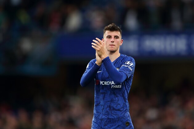 LONDON, ENGLAND - SEPTEMBER 22: Mason Mount of Chelsea during the Premier League match between Chelsea FC and Liverpool FC at Stamford Bridge on September 22, 2019 in London, United Kingdom. (Photo by James Williamson - AMA/Getty Images)