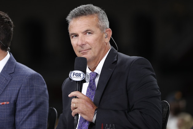 LOS ANGELES, CALIFORNIA - SEPTEMBER 20: Former player Urban Meyer, rumored to be the next USC head coach, appears at the USC game against the Utah Utes at Los Angeles Memorial Coliseum on September 20, 2019 in Los Angeles, California. (Photo by Meg Oliphant/Getty Images)