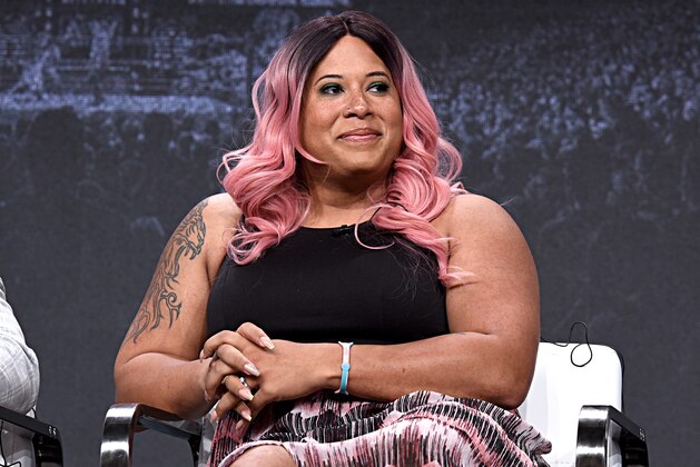 BEVERLY HILLS, CALIFORNIA - JULY 24: Nyla Rose speaks onstage at the