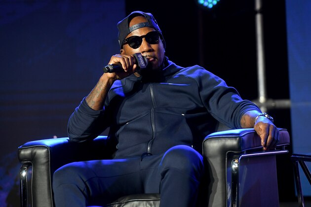 ATLANTA, GEORGIA - SEPTEMBER 12: Jeezy speaks onstage during day 1 of REVOLT Summit x AT&T Summit on September 12, 2019 in Atlanta, Georgia. (Photo by Paras Griffin/Getty Images for Revolt)