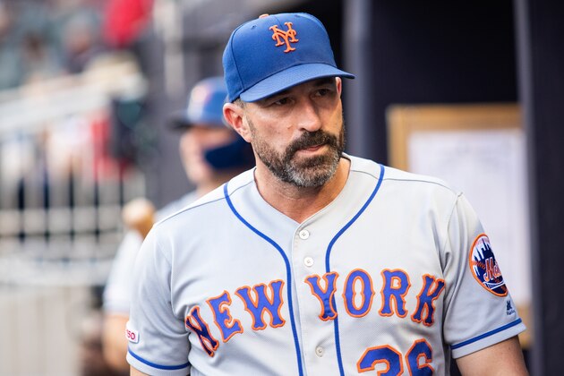 ATLANTA, GA - AUGUST 15: Mickey Callaway #36 of the New York Mets looks on during the game against the Atlanta Braves at SunTrust Park on August 15, 2019 in Atlanta, Georgia. (Photo by Carmen Mandato/Getty Images) ATLANTA, GA - AUGUST 15: Mickey Callaway #36 of the New York Mets looks on during the game against the Atlanta Braves at SunTrust Park on August 15, 2019 in Atlanta, Georgia. (Photo by Carmen Mandato/Getty Images)