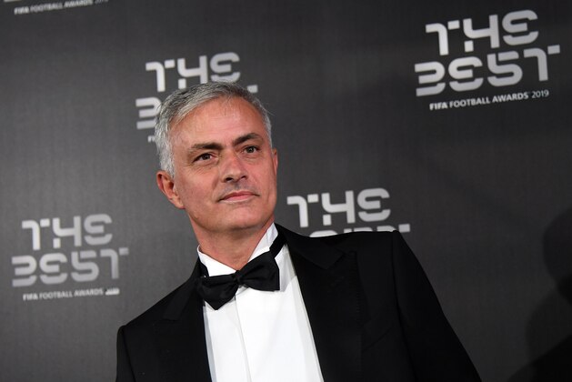 MILAN, ITALY - SEPTEMBER 23:  José Mourinho attends The Best FIFA Football Awards 2019 at the Teatro Alla Scala on September 23, 2019 in Milan, Italy.  (Photo by Claudio Villa/Getty Images)