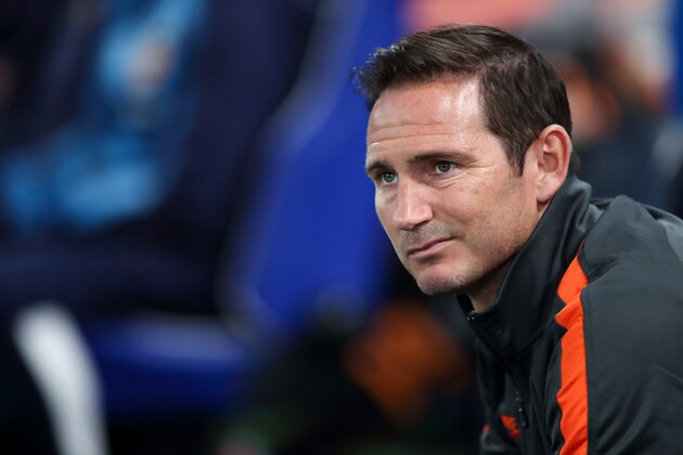 LONDON, ENGLAND - SEPTEMBER 17: Chelsea manager / head coach Frank Lampard looks on during the UEFA Champions League group H match between Chelsea FC and Valencia CF at Stamford Bridge on September 17, 2019 in London, United Kingdom. (Photo by James Williamson - AMA/Getty Images)