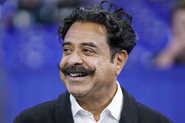 INDIANAPOLIS, IN - NOVEMBER 11: Owner of the Jacksonville Jaguars Shahid Khan is seen before the game against the Indianapolis Colts at Lucas Oil Stadium on November 11, 2018 in Indianapolis, Indiana. (Photo by Michael Hickey/Getty Images)