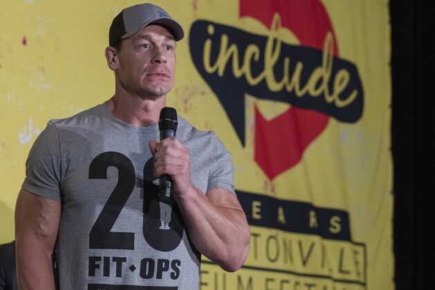 BENTONVILLE, ARKANSAS - MAY 11: John Cena speaks at the FitOps panel at the 5th Annual Bentonville Film Festival on May 11, 2019 in Bentonville, Arkansas. (Photo by Tasos Katopodis/Getty Images for Bentonville Film Festival) BENTONVILLE, ARKANSAS - MAY 11: John Cena speaks at the FitOps panel at the 5th Annual Bentonville Film Festival on May 11, 2019 in Bentonville, Arkansas. (Photo by Tasos Katopodis/Getty Images for Bentonville Film Festival)