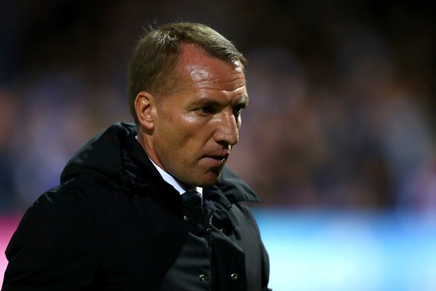 LUTON, ENGLAND - SEPTEMBER 24: Leicester City manager Brendan Rodgers during the Carabao Cup Third Round match between Luton Town and Leicester City at Kenilworth Road on September 24, 2019 in Luton, England. (Photo by Chloe Knott - Danehouse/Getty Images)