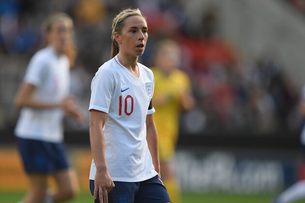 ROTHERHAM, UNITED KINGDOM - NOVEMBER 11: Jordan Nobbs of England Women during the  International Friendly Women  match between England  v Sweden  at the Aesseal New York Stadium on November 11, 2018 in Rotherham United Kingdom (Photo by Angelo Blankespoor/Soccrates /Getty Images)