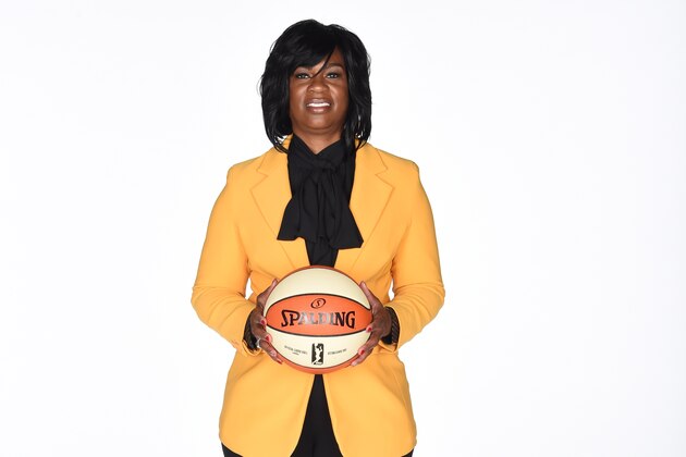 LOS ANGELES CA - MAY 14:  Penny Toler poses for a portrait during the Los Angeles Sparks Media Day at Southwest College on May 14, 2019 in Los Angeles, California.  NOTE TO USER: User expressly acknowledges and agrees that, by downloading and or using this Photograph, user is consenting to the terms and condition of the Getty Images License Agreement. Mandatory Copyright Notice: 2018 NBAE (Photo by Juan Ocampo/NBAE via Getty Images)