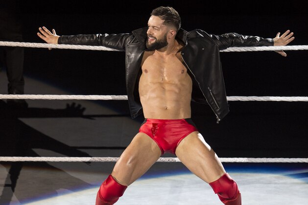 COLOGNE, GERMANY - NOVEMBER 07: Finn Balor during the WWE Live Show at Lanxess Arena on November 7, 2018 in Cologne, Germany. (Photo by Marc Pfitzenreuter/Getty Images)