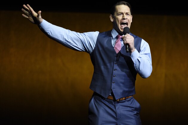 John Cena, a cast member in the upcoming film