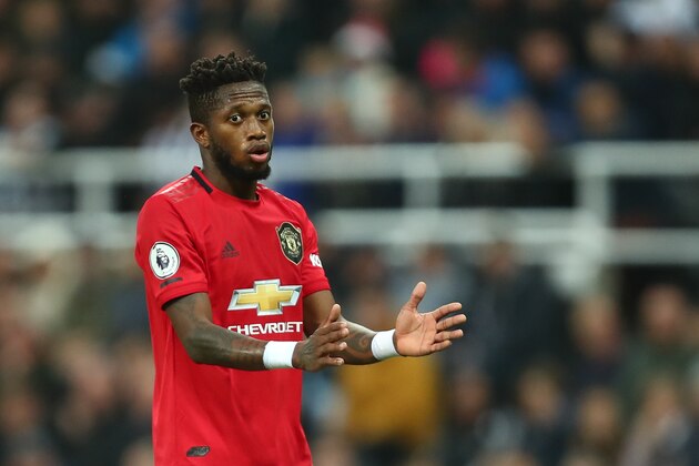 NEWCASTLE UPON TYNE, ENGLAND - OCTOBER 06: Fred of Manchester United during the Premier League match between Newcastle United and Manchester United at St. James Park on October 6, 2019 in Newcastle upon Tyne, United Kingdom. (Photo by Robbie Jay Barratt - AMA/Getty Images)