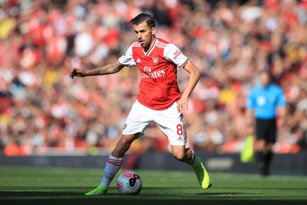 LONDON, ENGLAND - OCTOBER 06: Dani Ceballos of Arsenal during the Premier League match between Arsenal FC and AFC Bournemouth  at Emirates Stadium on October 6, 2019 in London, United Kingdom. (Photo by Marc Atkins/Getty Images)