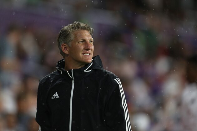 ORLANDO, FL - JULY 31: Bastian Schweinsteiger #31 of MLS All-Star looks on during the 2019 MLS All-Star Game between MLS All Stars and Atletico de Madrid at Exploria Stadium on July 31, 2019 in Orlando, Florida. (Photo by Omar Vega/Getty Images)