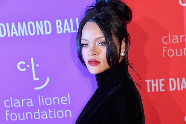 Barbadian singer/actress Rihanna arrives for Rihanna's 5th Annual Diamond Ball Benefitting The Clara Lionel Foundation at Cipriani Wall Street on September 12, 2019 in New York City. (Photo by Angela Weiss / AFP)        (Photo credit should read ANGELA WEISS/AFP/Getty Images)
