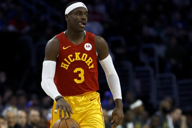 Indiana Pacers' Aaron Holiday in action during an NBA basketball game against the Philadelphia 76ers, Sunday, March 10, 2019, in Philadelphia. (AP Photo/Matt Slocum)