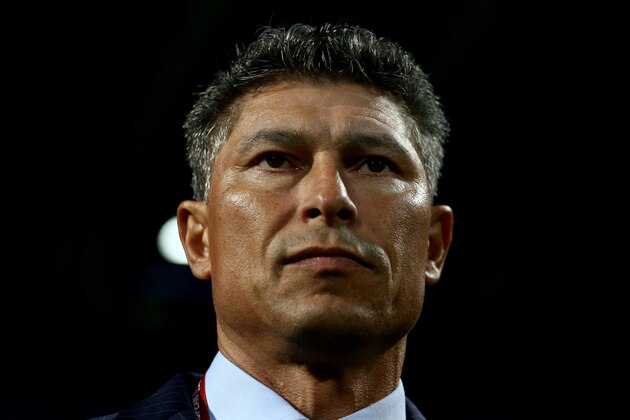 PODGORICA, MONTENEGRO - OCTOBER 11: Coach of Bulgaria Krasimir Balakov prior the UEFA Euro 2020 qualifier between Montenegro and Bulgaria at Podgorica City Stadium on October 11, 2019 in Podgorica, Montenegro. (Photo by Filip Filipovic/MB Media/Getty Images)