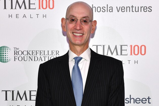 NEW YORK, NEW YORK - OCTOBER 17: Commissioner of the NBA, Adam Silver, arrives at the TIME 100 Health Summit at Pier 17 on October 17, 2019 in New York City. (Photo by Craig Barritt/Getty Images for TIME 100 Health Summit )