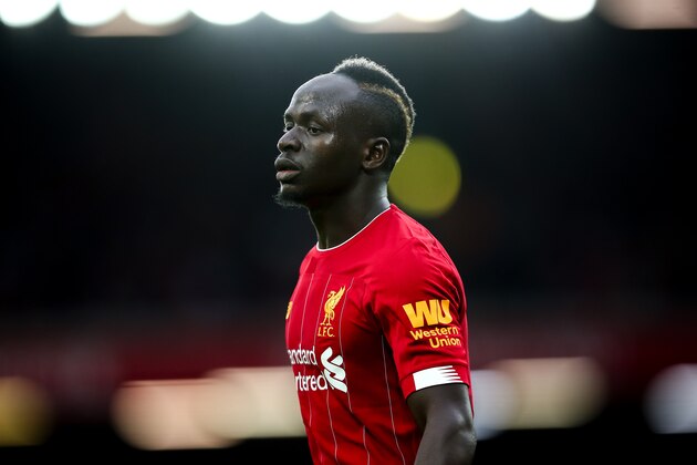 LIVERPOOL, ENGLAND - OCTOBER 05: Sadio Mane of Liverpool during the Premier League match between Liverpool FC and Leicester City at Anfield on October 5, 2019 in Liverpool, United Kingdom. (Photo by Robbie Jay Barratt - AMA/Getty Images)