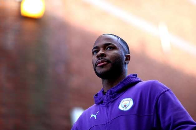 LONDON, ENGLAND - OCTOBER 19: Raheem Sterling of Manchester City  arrives at the stadium ahead of the Premier League match between Crystal Palace and Manchester City at Selhurst Park on October 19, 2019 in London, United Kingdom. (Photo by Chloe Knott - Danehouse/Getty Images)