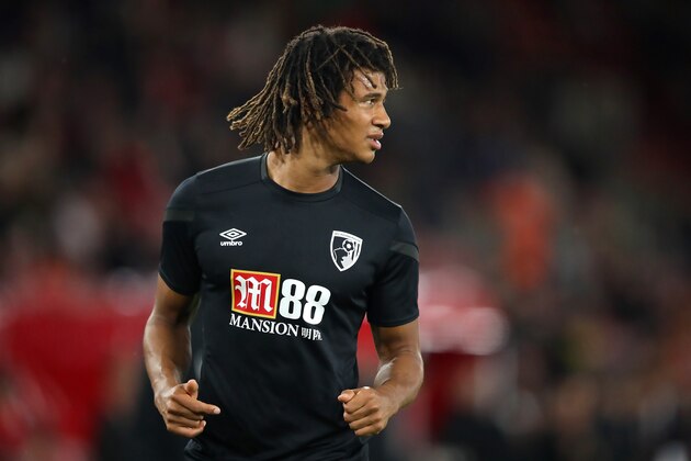 SOUTHAMPTON, ENGLAND - SEPTEMBER 20: Nathan Ake of AFC Bournemouth warms up prior to the Premier League match between Southampton FC and AFC Bournemouth at St Mary's Stadium on September 20, 2019 in Southampton, United Kingdom. (Photo by Alex Pantling/Getty Images)