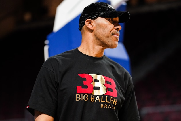 LAS VEGAS, NEVADA - MARCH 31: LaVar Ball looks on before the Big Baller Brand All American Game at the Orleans Arena on March 31, 2019 in Las Vegas, Nevada. (Photo by Cassy Athena/Getty Images)