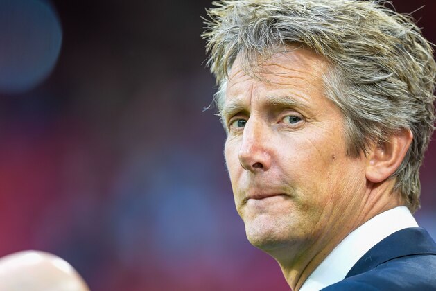 general director Edwin van der Sar of Ajax during the Dutch Eredivisie match between Ajax Amsterdam and FC Emmen at the Johan Cruijff Arena on August 10, 2019 in Amsterdam, The Netherlands(Photo by VI Images via Getty Images)