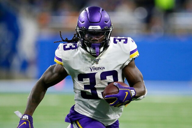 Minnesota Vikings running back Dalvin Cook (33) carries the ball against the Detroit Lions during the second half of an NFL football game, Sunday, Oct. 20, 2019, in Detroit. (AP Photo/Duane Burleson)