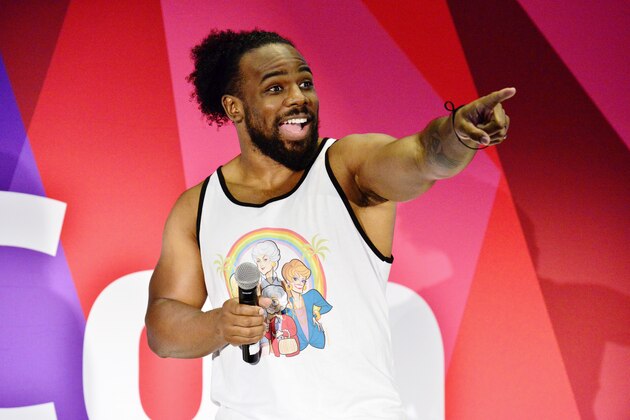 ANAHEIM, CALIFORNIA - JULY 11: WWE Superstar Xavier Woods attends 2019 VidCon at Anaheim Convention Center on July 11, 2019 in Anaheim, California. (Photo by Jerod Harris/Getty Images)