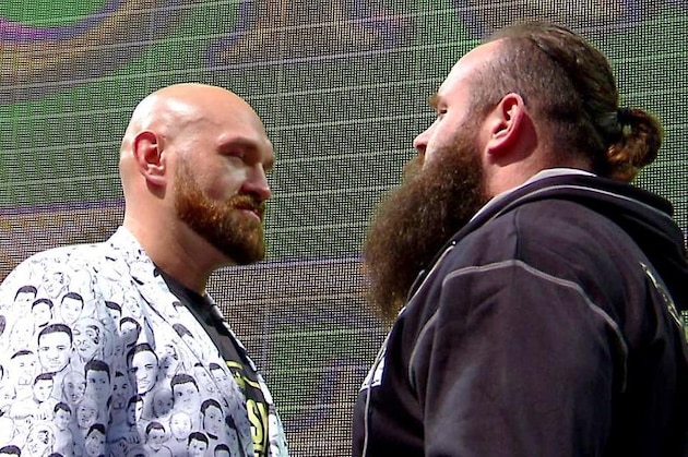 Tyson Fury and Braun Strowman.