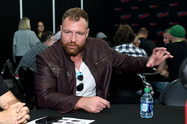 NEW YORK, NEW YORK - OCTOBER 04: Jon Moxley attends the All Elite Wrestling press line during 2019 New York Comic Con at Jacob Javits Center on October 04, 2019 in New York City. (Photo by Noam Galai/Getty Images for WarnerMedia Company)