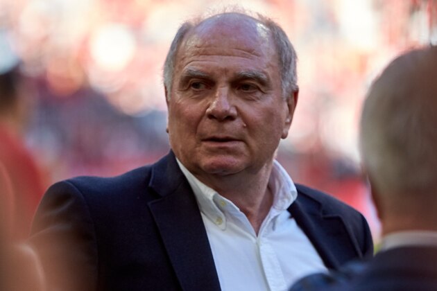 MUNICH, GERMANY - OCTOBER 26: President Uli Hoeness of FC Bayern Muenchen looks on during the Bundesliga match between FC Bayern Muenchen and 1. FC Union Berlin at Allianz Arena on October 26, 2019 in Munich, Germany. (Photo by TF-Images/Getty Images)