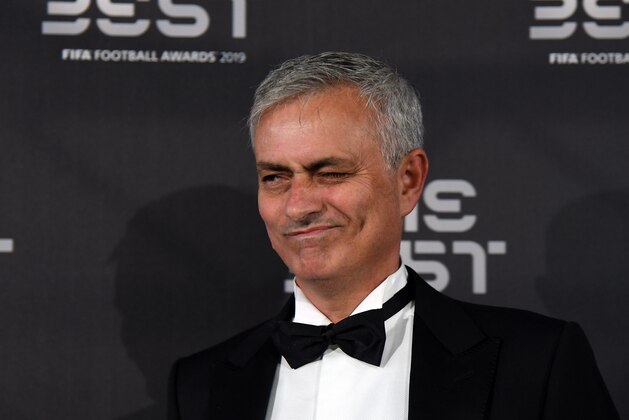 MILAN, ITALY - SEPTEMBER 23:  José Mourinho attends The Best FIFA Football Awards 2019 at the Teatro Alla Scala on September 23, 2019 in Milan, Italy.  (Photo by Claudio Villa/Getty Images)