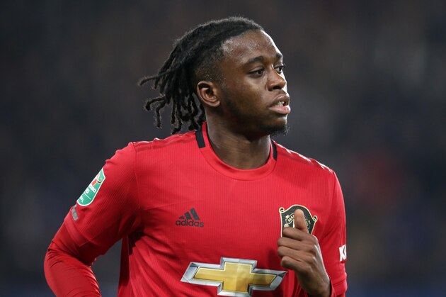 LONDON, ENGLAND - OCTOBER 30: Aaron Wan-Bissaka of Manchester United during the Carabao Cup Round of 16 match between Chelsea FC and Manchester United at Stamford Bridge on October 30, 2019 in London, England. (Photo by Robin Jones/Getty Images)