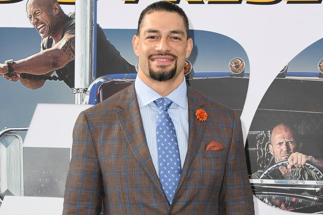 HOLLYWOOD, CALIFORNIA - JULY 13:  Roman Reigns attends the Premiere Of Universal Pictures'