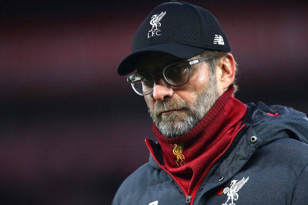 LIVERPOOL, ENGLAND - NOVEMBER 10: Liverpool Manager Jurgen Klopp ahead of the Premier League match between Liverpool FC and Manchester City at Anfield on November 10, 2019 in Liverpool, United Kingdom. (Photo by Chloe Knott - Danehouse/Getty Images)