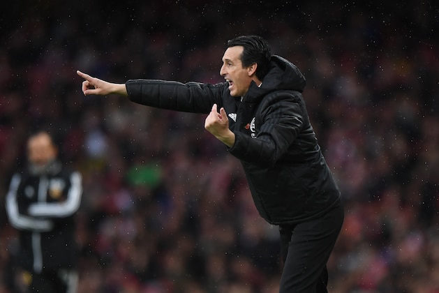 LONDON, ENGLAND - NOVEMBER 02: Unai Emery the head coach / manager of Arsenal during the Premier League match between Arsenal FC and Wolverhampton Wanderers at Emirates Stadium on November 2, 2019 in London, United Kingdom. (Photo by Sam Bagnall - AMA/Getty Images)