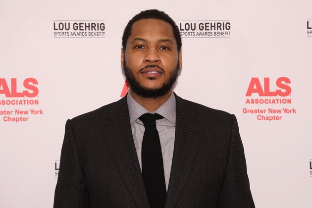NEW YORK, NEW YORK - NOVEMBER 07: Carmelo Anthony attends the ALS Association Greater New York Chapter's 25th Annual Lou Gehrig Sports Awards Benefit at The New York Marriott Marquis on November 07, 2019 in New York City. (Photo by Taylor Hill/Getty Images)