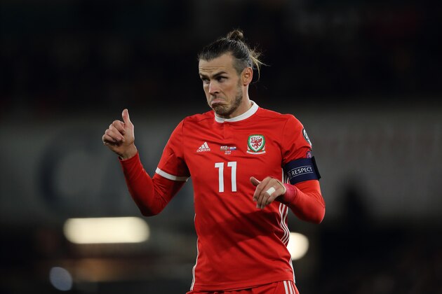 CARDIFF, WALES - OCTOBER 13: Gareth Bale of Wales during the UEFA Euro 2020 qualifier between Wales and Croatia at Cardiff City Stadium on October 13, 2019 in Cardiff, Wales. (Photo by Matthew Ashton - AMA/Getty Images)