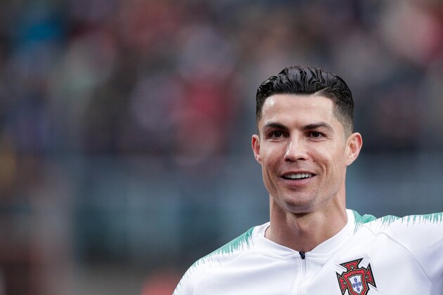, LUXEMBOURG - NOVEMBER 17: Cristiano Ronaldo of Portugal during the  EURO Qualifier match between Luxembourg  v Portugal  on November 17, 2019 (Photo by Erwin Spek/Soccrates/Getty Images)